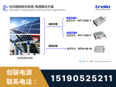宜城-光伏跟踪转向系统-电源解决方案